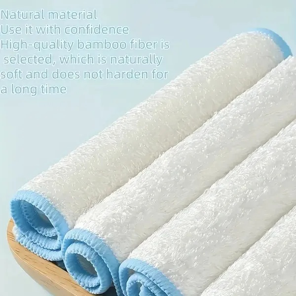Eco-Friendly Bamboo Fiber Dishcloths - Magic Oil-Repellent & Grease-Free Cleaning Towels - Image 2